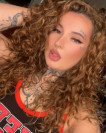 Fotoğraf genç ( yıl) seksi VIP eskort modeli Tatted Temptress Scarlett itibaren 