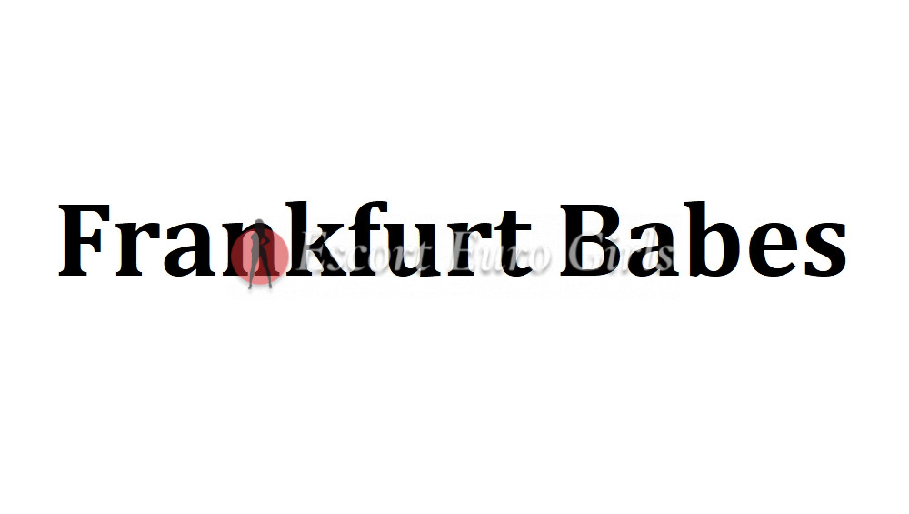 最佳护送机构的旗帜 Frankfurt Babes在 /德国