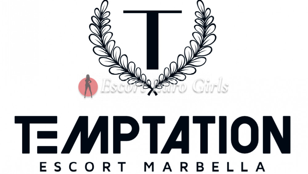 最佳护送机构的旗帜 Temptation Escort Marbella在 /西班牙