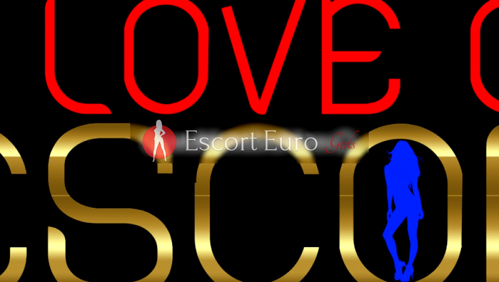 最佳护送机构的旗帜 Love- Escorts在 /希腊