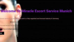 Banner der besten Begleitagentur MiracleEscortInMünchen /Deutschland
