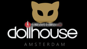 最佳护送机构的旗帜 Dollhouse在阿姆斯特丹 /荷兰