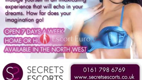 Banner der besten Begleitagentur Secrets EscortsInManchester /Großbritannien