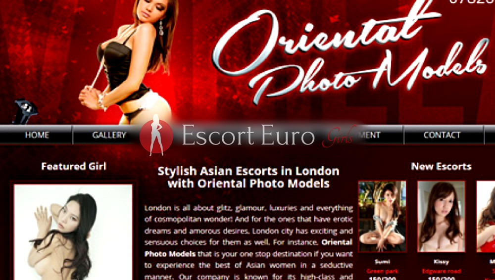 Banner der besten Begleitagentur Oriental ModelsIn /Großbritannien