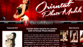Banner der besten Begleitagentur Oriental ModelsInLondon /Großbritannien