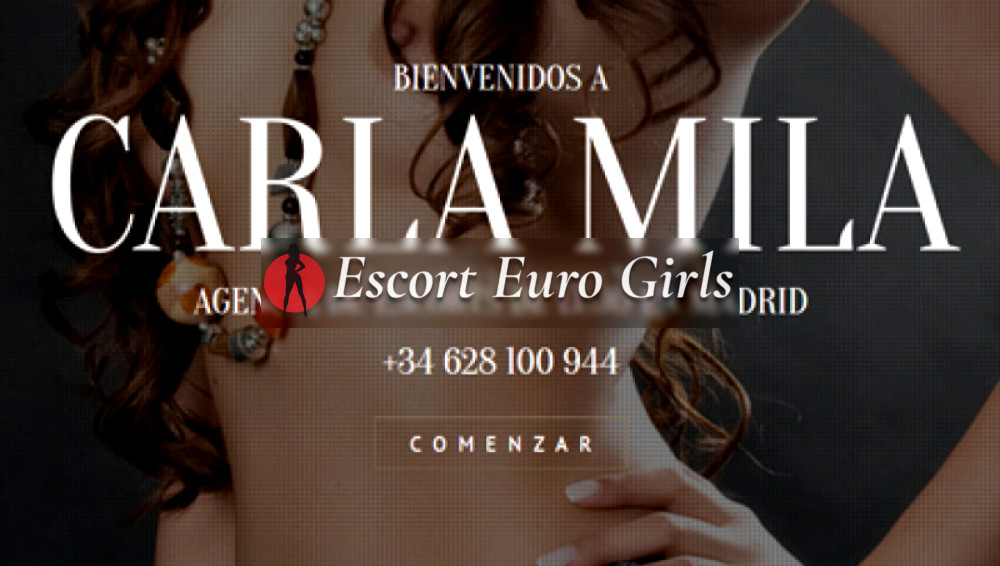 Banner der besten Begleitagentur Carla Mila Escorts MadridIn /Spanien