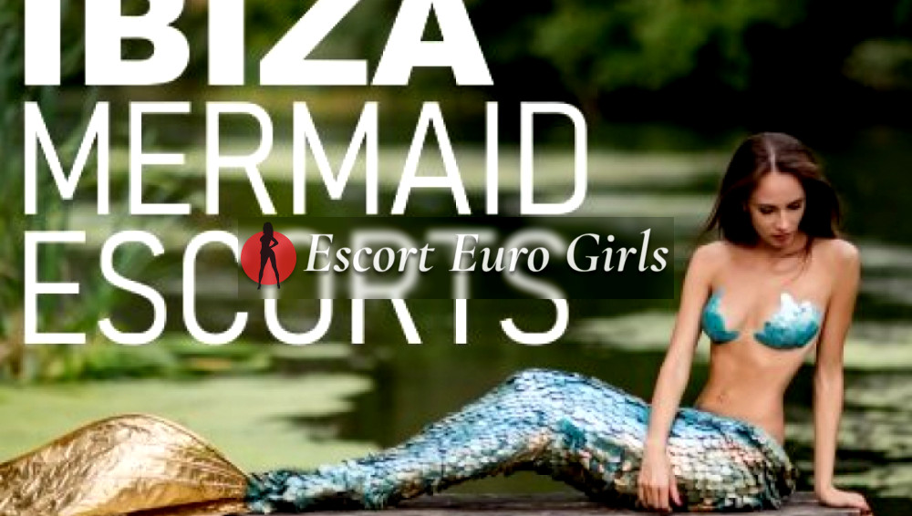 最佳护送机构的旗帜 Ibiza Mermaid Escorts在 /西班牙