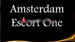 最佳护送机构的旗帜 Amsterdam Escort One在阿姆斯特丹 /荷兰