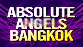 最佳护送机构的旗帜 Absolute Angels Bangkok在曼谷 /泰国